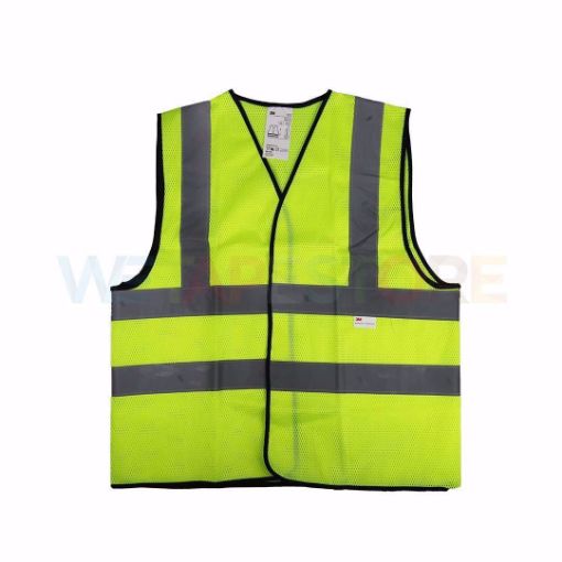 Picture of 3M 2925 SAFETY VEST reflective lime green vest