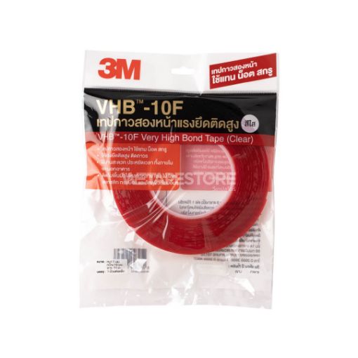 Picture of 3M VHB Tape 10F Very High Bond Tape (Clear) Size 12 mm. x 11 M