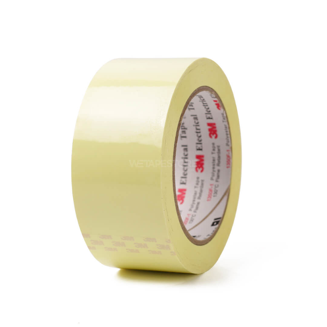 3M 1350F-1 Yellow polyester film electrical tape