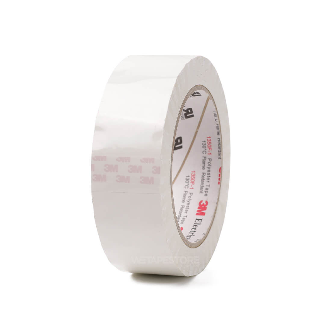 3M 1350F-1 White polyester film electrical tape