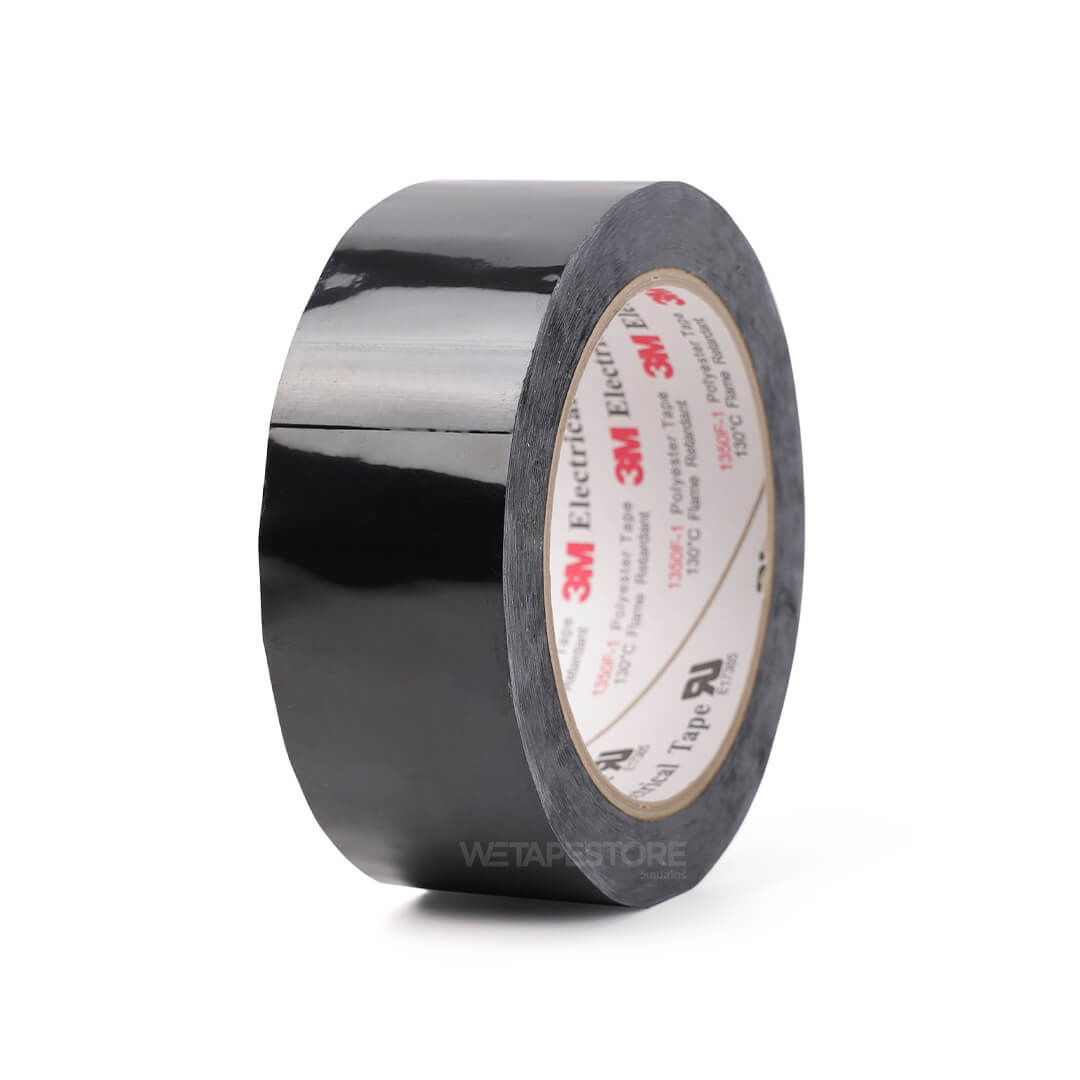 3M 1350F-1 Black polyester film electrical tape