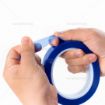 Picture of MT PET60 BLUE PET Tape is a tape for electronic applications.